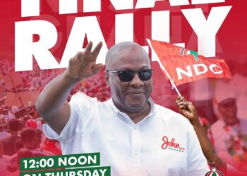 LIVESTREAMING: NDC holds final campaign rally at Madina