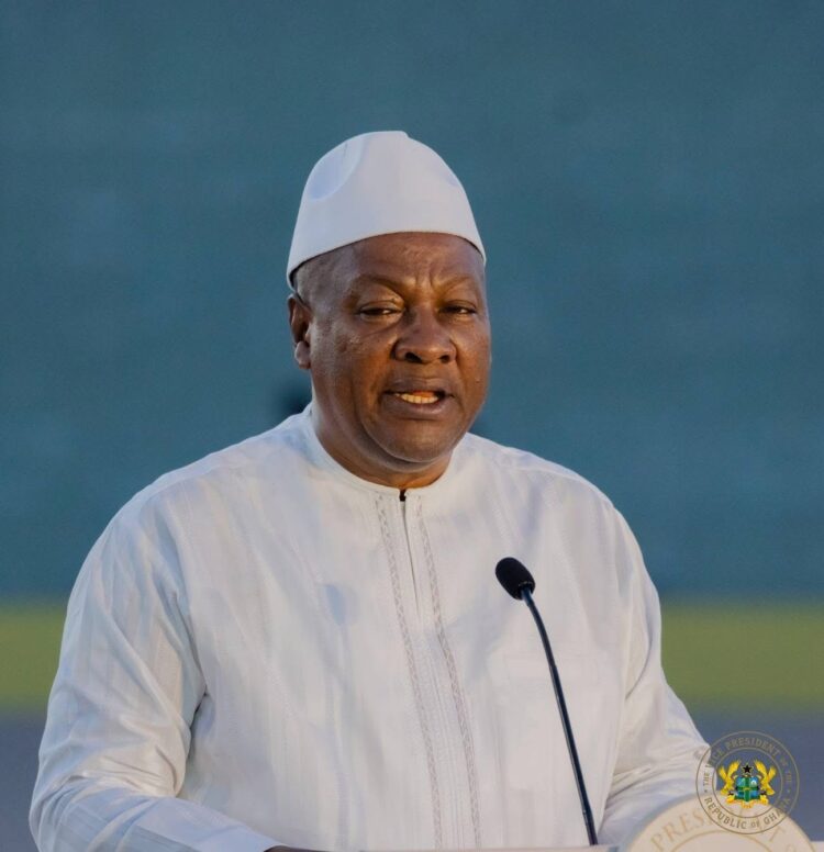 President Mahama Calls on Youth to Prioritize Digital Skills, Education, and Discipline
