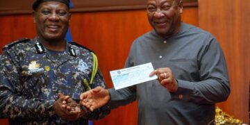 President John Mahama Hails Security Services for GHS 1 Million Donation to MahamaCares Fund