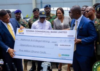 GoldBod donates GH¢5m, five pickups to Lands Ministry for galamsey fight