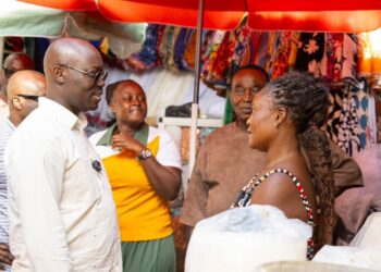 Finance Minister Dr. Cassiel Ato Forson Consults Traders as Ghana Prepares 2026 Budget