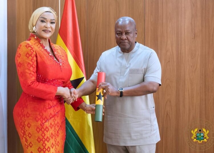 President Mahama Commissions Kulsoume Sinare Baffoe as Ghana’s Ambassador-Designate to Spain