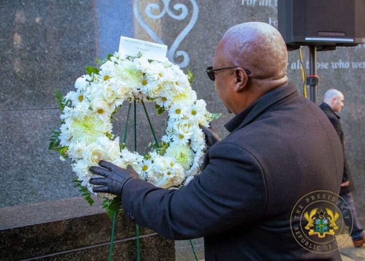 Wreath-Laying Ceremony at African Burial Ground USA