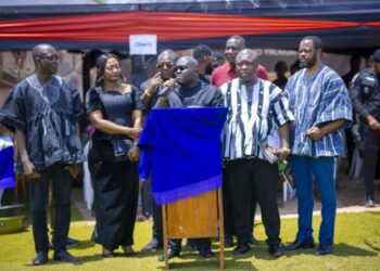 Julius Debrah Leads Mahama Delegation to Funeral of the Father of PRINPAG President David Tamakloe