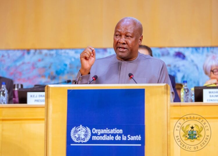 President John Mahama Champions African Health Sovereignty at 79th World Health Assembly