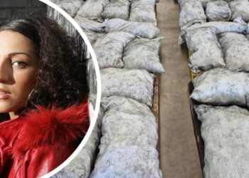 Police found 320kg of meth hidden in bags of Charcoal imported from Ghana.